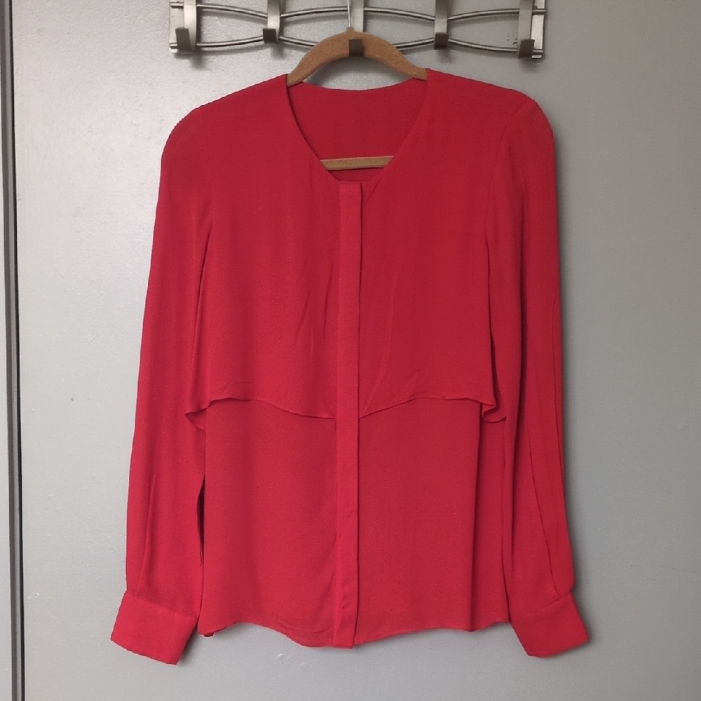 Parker Vibrant Red Women's Blouse
